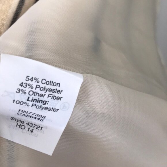 NWT J Crew Gold Striped Mini Cocktail Dress Size 8 - Picture 9 of 9